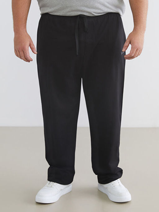 B?y?k Beden Standart Kal?p Bask?l? Erkek Pijama Alt