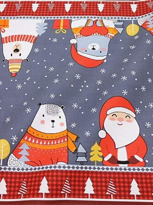 Дорожка В гостях у Санты - ночь, ш.0.5м, хлопок -100%, 228гр/кв.м