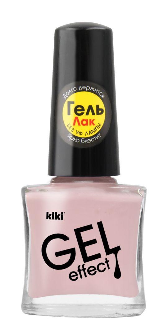KIKI Лак для ногтей гель-эффект 078, 6 мл  фото 2