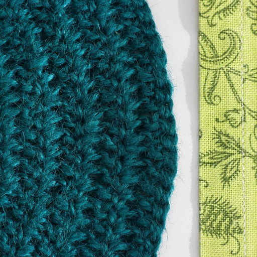 Салфетки сервировочные, D 35 см, зелёный, джут - Simaland фото 3