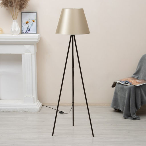 Торшер напольный BayerLux «Лаут», 1×15 Вт, Е27, шоколад/шампань