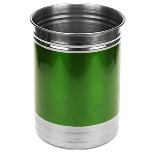 Банка для сыпучих продуктов из нержавеющей стали 1,8л, д12,5см, h17см, крышка пластмассовая с пароотводом, цветной корпус, зеленый, в коробке (Китай) - Домашняя мода фото 2