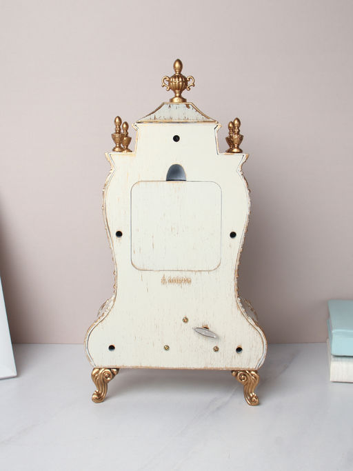 Часы настольные 28 см бежевые / 63317E /уп 18/ музыкальные - Галеонтрейд фото 4