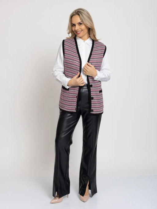 Жилет В 2367/бордовый