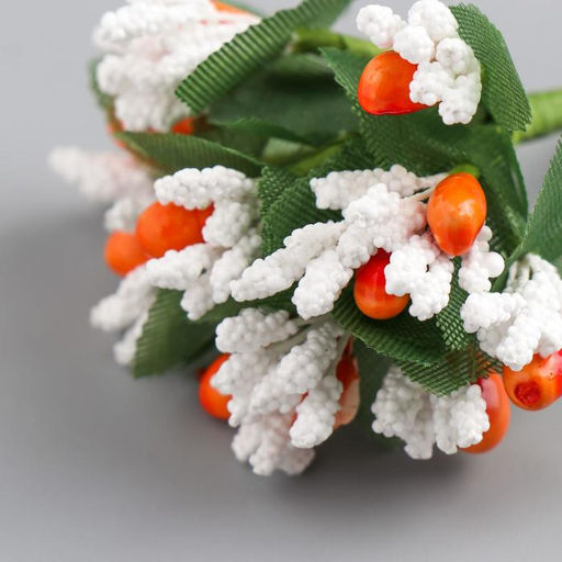 Цена за 12 шт. Декор для творчества «Зимние цветы», МИКС 10 см (1 набор=1 букету) в букете 12 цветов