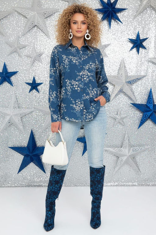 Рубашка Отличная Хит (джинс)