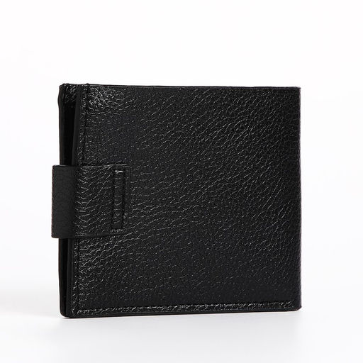Портмоне мужское «Фади», на магните, три отделения, чёрное