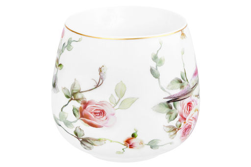 Кружка 400 мл 12,5*9,5*8,5 см Певчие птички бочонок, NEW BONE CHINA - Elan gallery фото 6