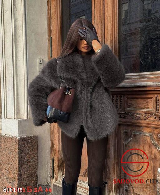 Шуба женская из искусственного меха - Bruno фото 3