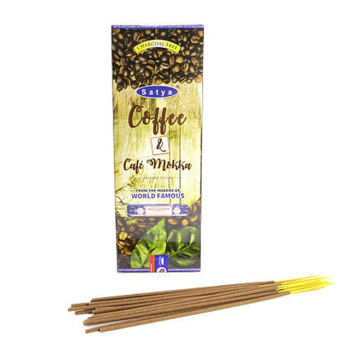 Благовония Satya Hexa Coffee & Cafe Mokka Кофе аромапалочки