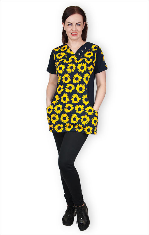 Туника трикотажная с карманами (257-7)