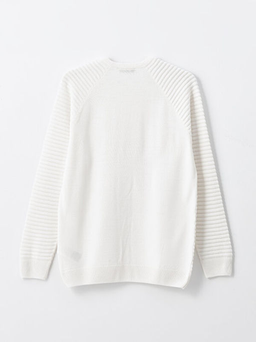 Bisiklet Yaka Uzun Kollu Erkek Triko Kazak - Waikiki фото 2