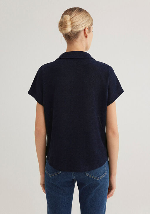 Lux Touch Lacivert Polo Tisort - Mavi фото 5