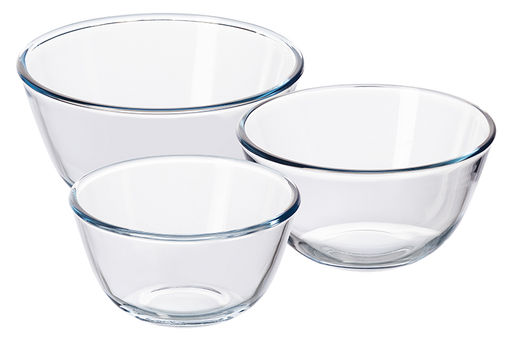 Набор 3 салатников 800 мл, 1050 мл, 1,6 л Crystal glass стекло - Elan gallery фото 14