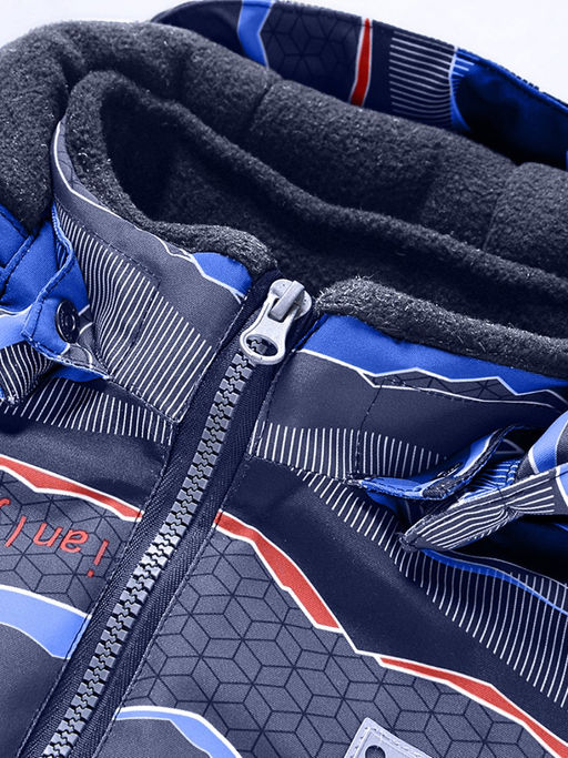 Комбинезон Valianly детский для мальчика синего цвета 9215S  фото 4