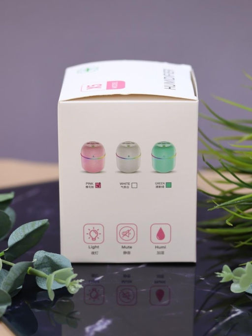 Настольный увлажнитель воздуха - ночник "Cat", white, (портативный, USB)