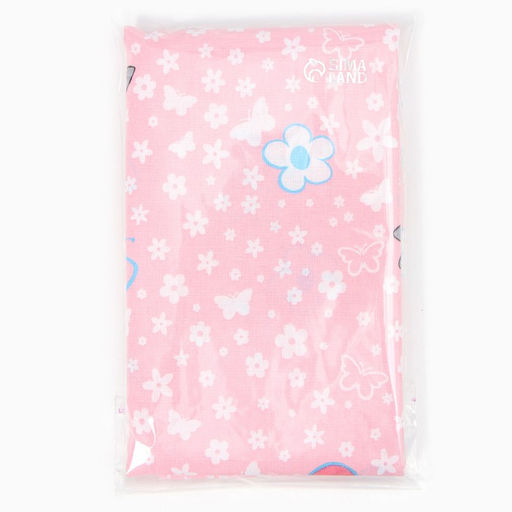 Пеленка Крошка Я Зайки цв. розовый, 70*120 см, 100% хлопок  фото 5