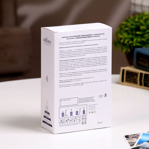 Диффузор-открытка ароматическая Just for You «Романтическое настроение», 50 мл