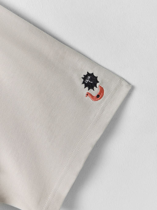 Футболка прямая мужская серая с принтом на спине - Mark formelle фото 8