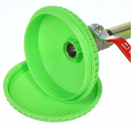 Душ летний металлический с шаровым краном (Лейка и соединитель пластик) ID10349