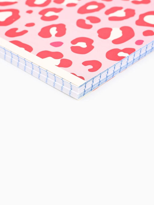 Цена за 2 шт. Тетрадь в клетку, 48 л., А5, на спирали, блок №1, Pink, МИКС