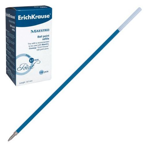 Цена за 5 шт. Стержень шариковый ErichKrause "Ultra" 140мм (21508) синий, евронаконечник, 0.6мм