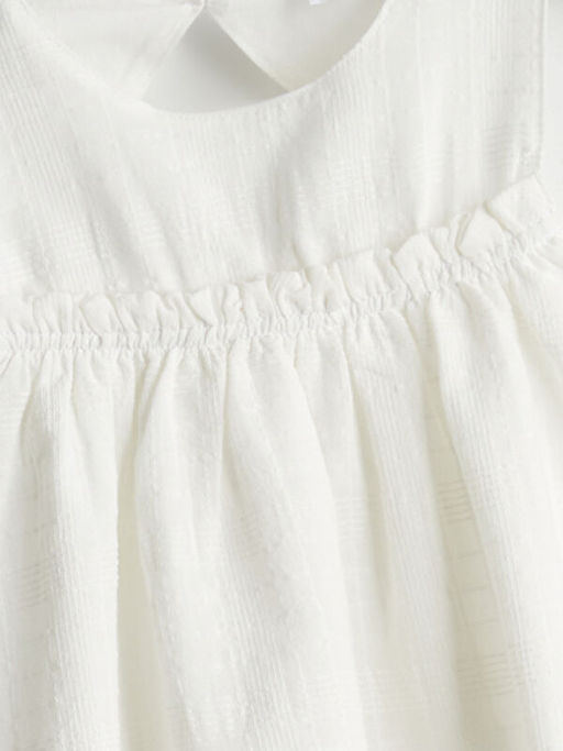 Bisiklet Yaka Basic K?z Bebek Elbise