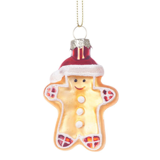 Украшение новогоднее "Пряничный человечек", L5 W2 H8 см, 2в.