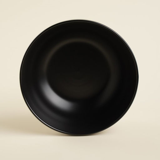 Тарелки глубокие SL Home «Дарк», d=18.5 см, набор 2 шт., фарфор, чёрные