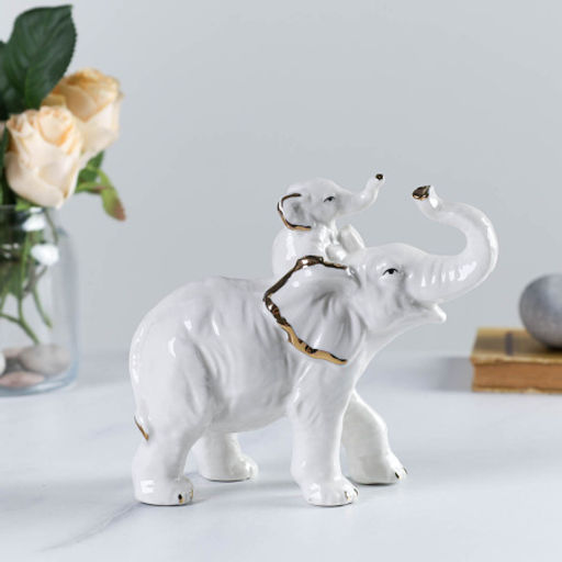 Статуэтка Слоны 12х13 см / B1915 /уп 36/ - Галеонтрейд фото 4
