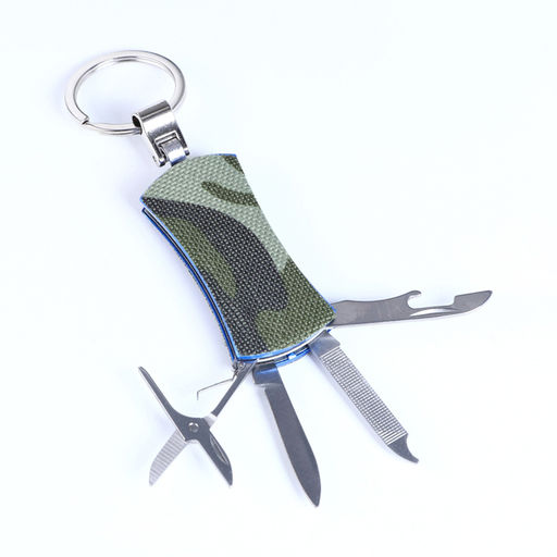 Подарочный набор 5 в 1 "Хаки": фляжка 270 мл, ручка, открывалка, 2 рюмки,