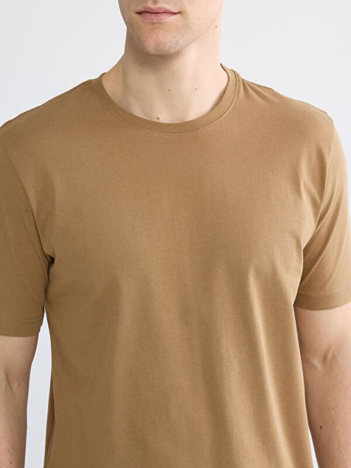 Bisiklet Yaka Penye Erkek Ti??rt