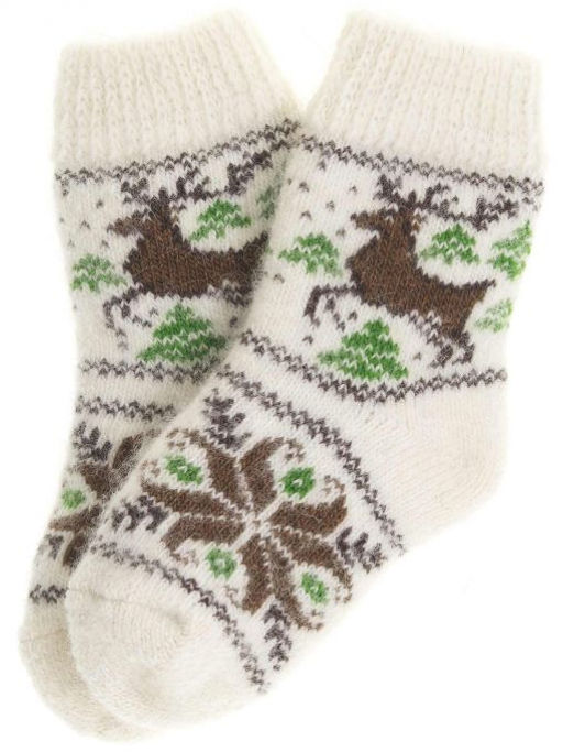Носки детские "Олень и снежинка" 6573-1