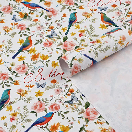 Цена за 10 шт. Бумага упаковочная глянцевая С 8 марта, 70?100 см