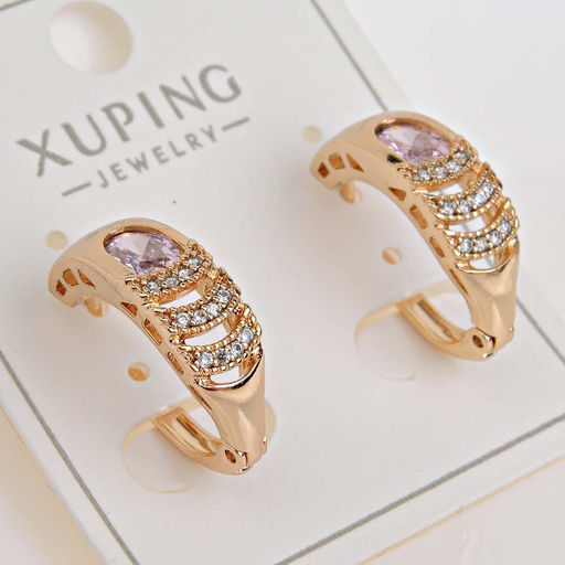 XUPING Серьги с замком кольцо арт. 18 0925 (id 278257)