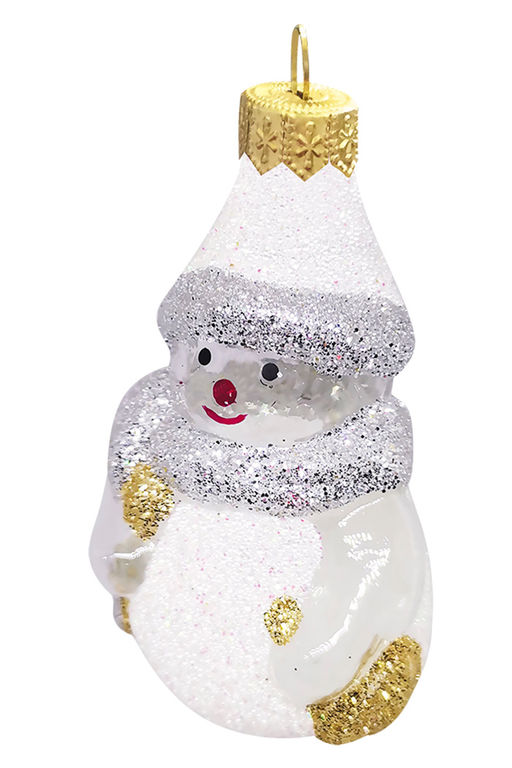 Елочное украшение Снеговик с метлой Ф407/П - Коломеев фото 2