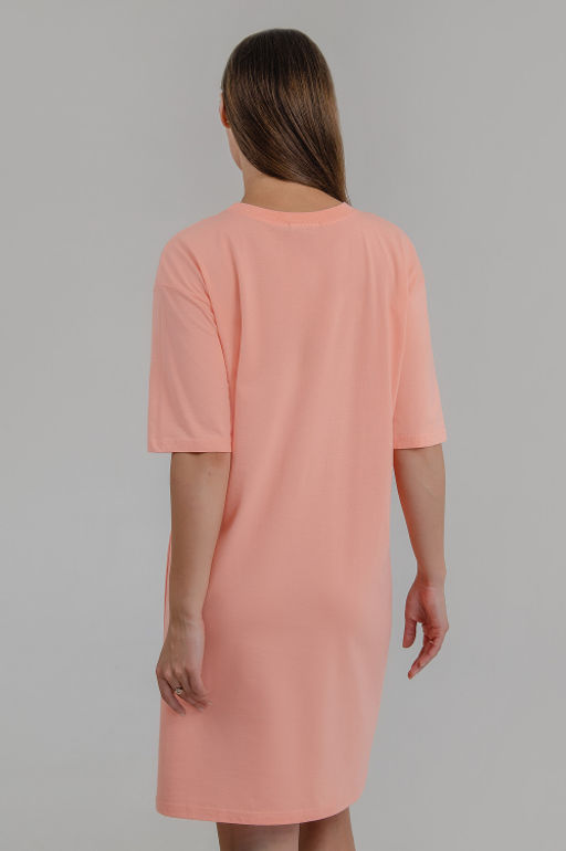 Арт. 4147 Туника женская 44-54 (6 шт) Цвет:лососевый - Калинка фото 4