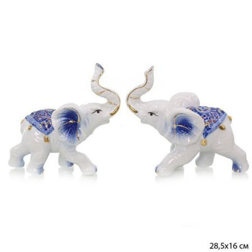 Статуэтки Слоны 2 штуки 11х10 см / W135 /уп 80/ - Галеонтрейд фото 7