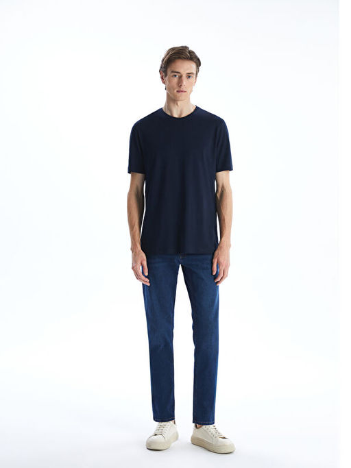 Bisiklet Yaka Penye Erkek Ti??rt