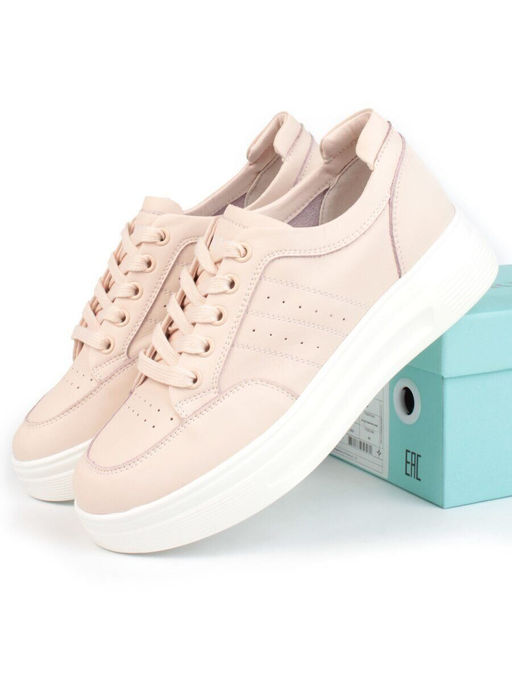 05-DJ21-2 PINK Кроссовки женские (натуральная кожа)