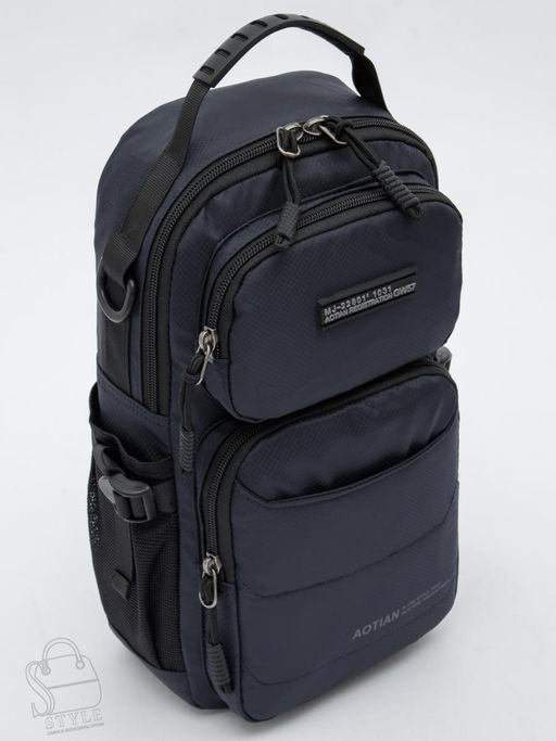 Рюкзак мужской текстильный 15073 blue Aotian в Новосибирске