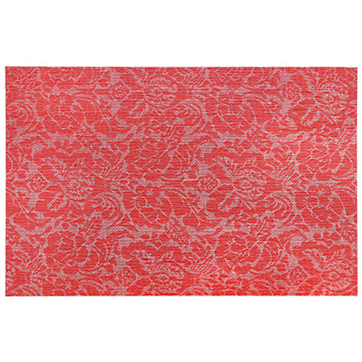 Салфетка под горячее (термосалфетка) Гобелен 30х45см ПВХ, бордовый (Китай)