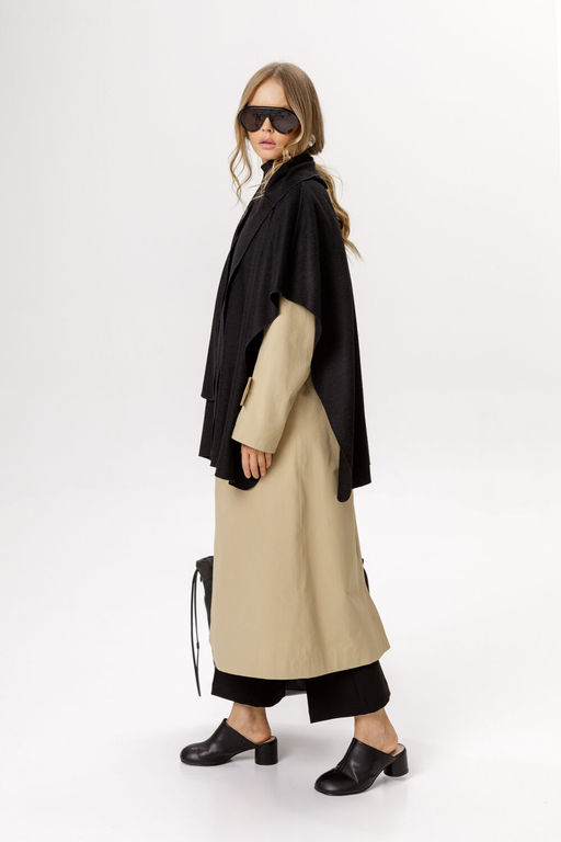 Пончо Pirs 6596 черный