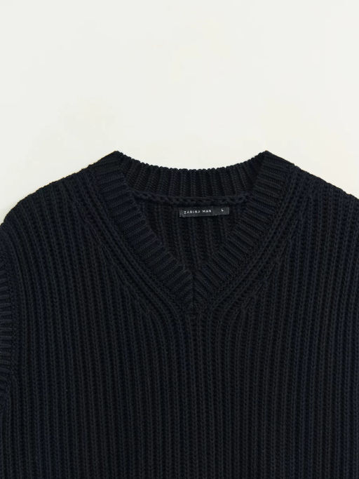 Вязаный жилет из 100% хлопка  / Zarina  фото 9