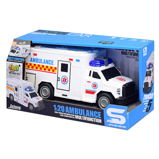 Машина "Реанимация" 1:20 (свет, звук) в коробке