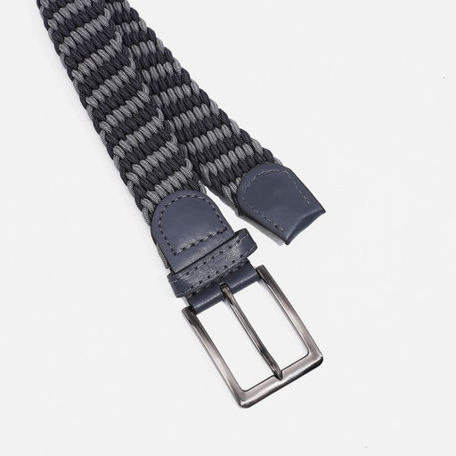 Ремень, ширина 3.5 см, резинка, пряжка металл, цвет серый - Simaland фото 2