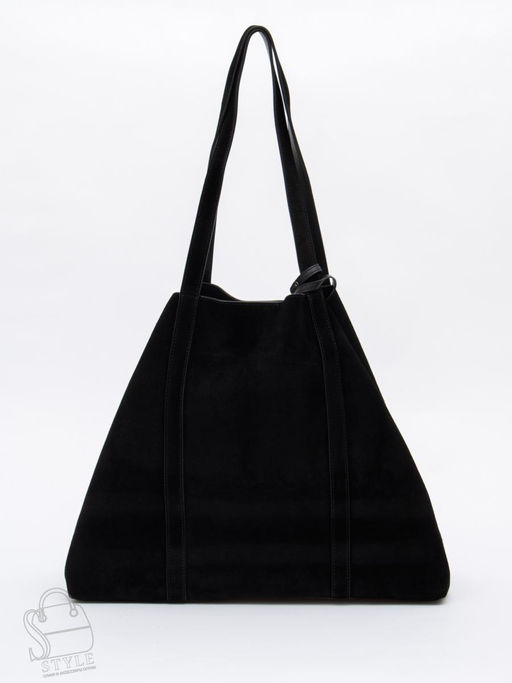 Сумка женская кожаная 1029M black Polina&Eiterou