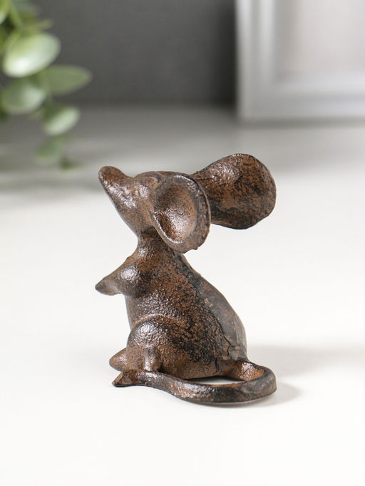 Сувенир чугун "Маленькая мышка" 7х5х6,5 см