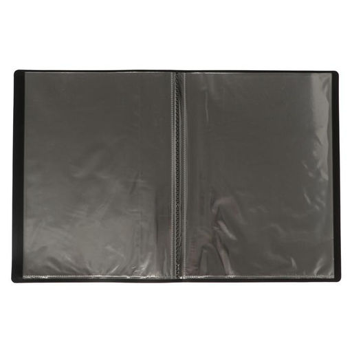 Цена за 2 шт. Папка с 10 вкладышами А4, 500 мкм, Calligrata, карман на корешок, чёрная  фото 2