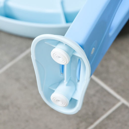 Детская накладка - сиденье на унитаз «Пингвин», голубая